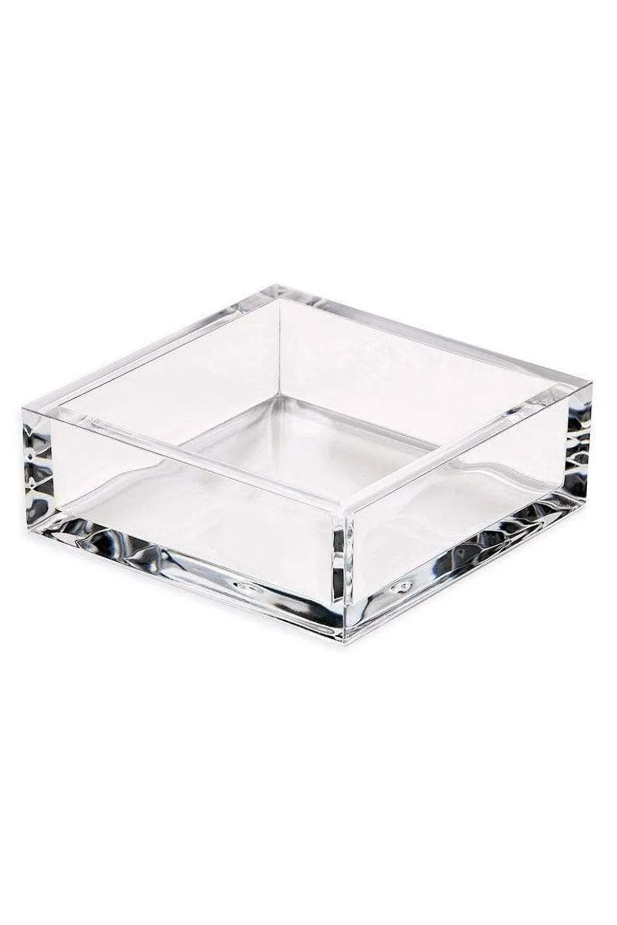 Acrylic Cocktail Napkin Holder in Crystal Clear