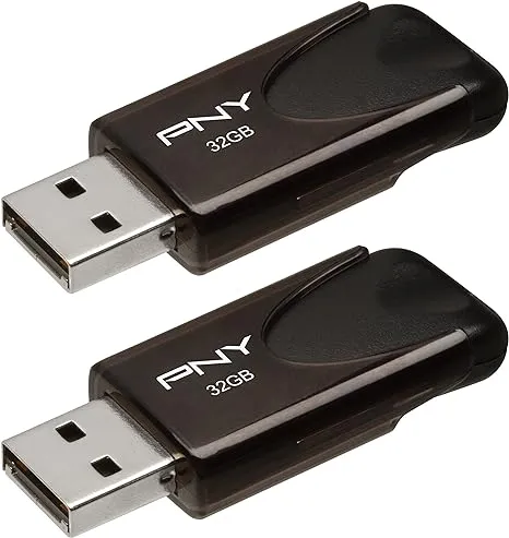 PNY 64GB Attach� 4 USB 2.0 Flash Drive 5-Pack