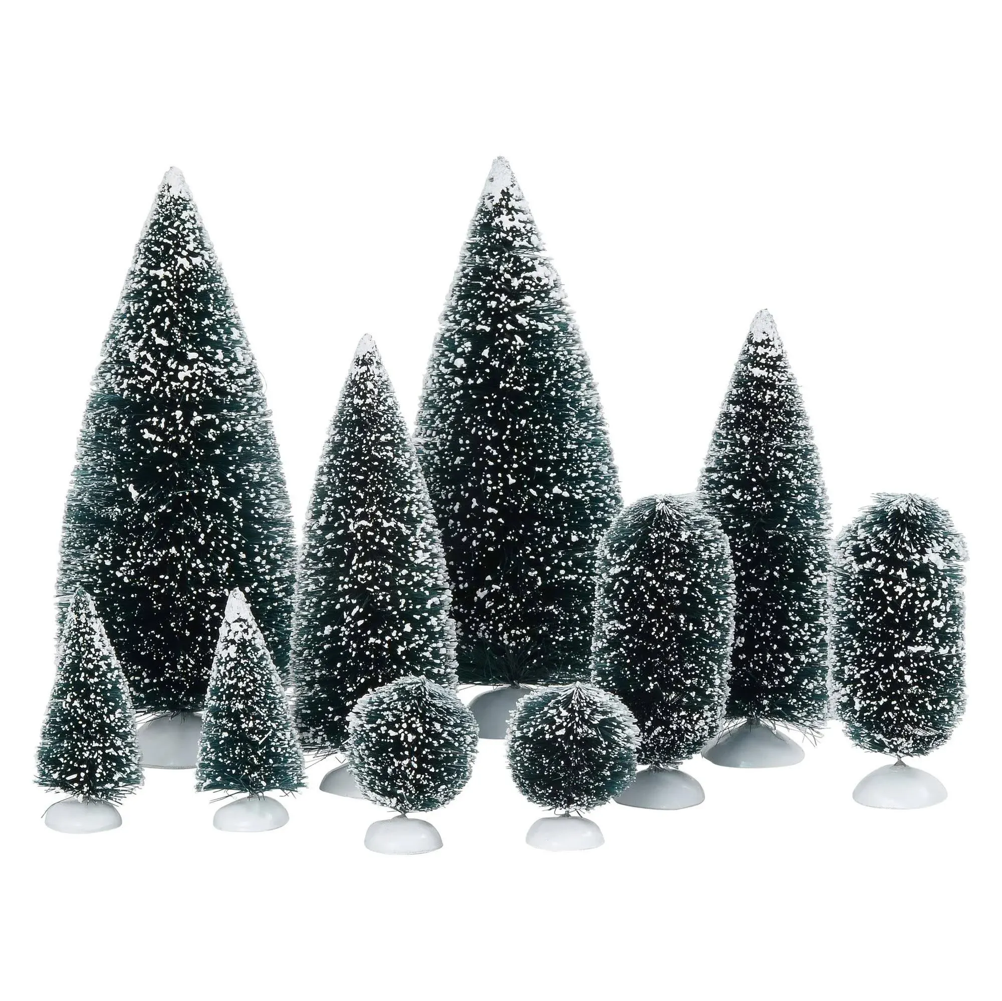 Department 56 Bag-O-Frosted Topiaries, Small - 10 count