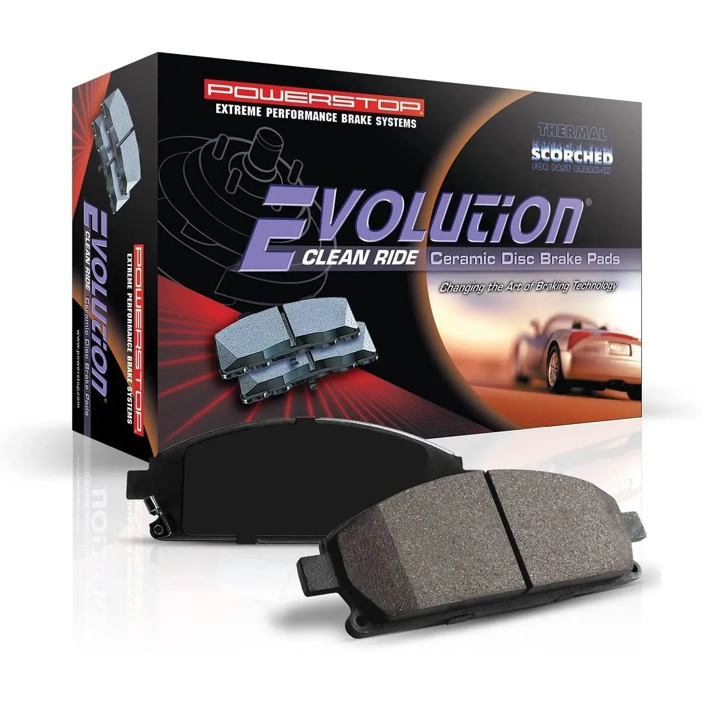 Power Stop 16-2076 Z16 Evolution Front Ceramic Brake Pads For Lexus ES250 ES300h ES350 UX250h | Toyota Avalon Camry C-HR Rav4 Venza [Application Specific]