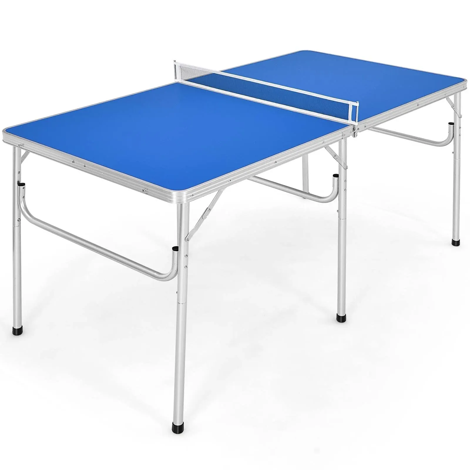 60" Portable Tennis Ping Pong Folding Table w/ Accessories