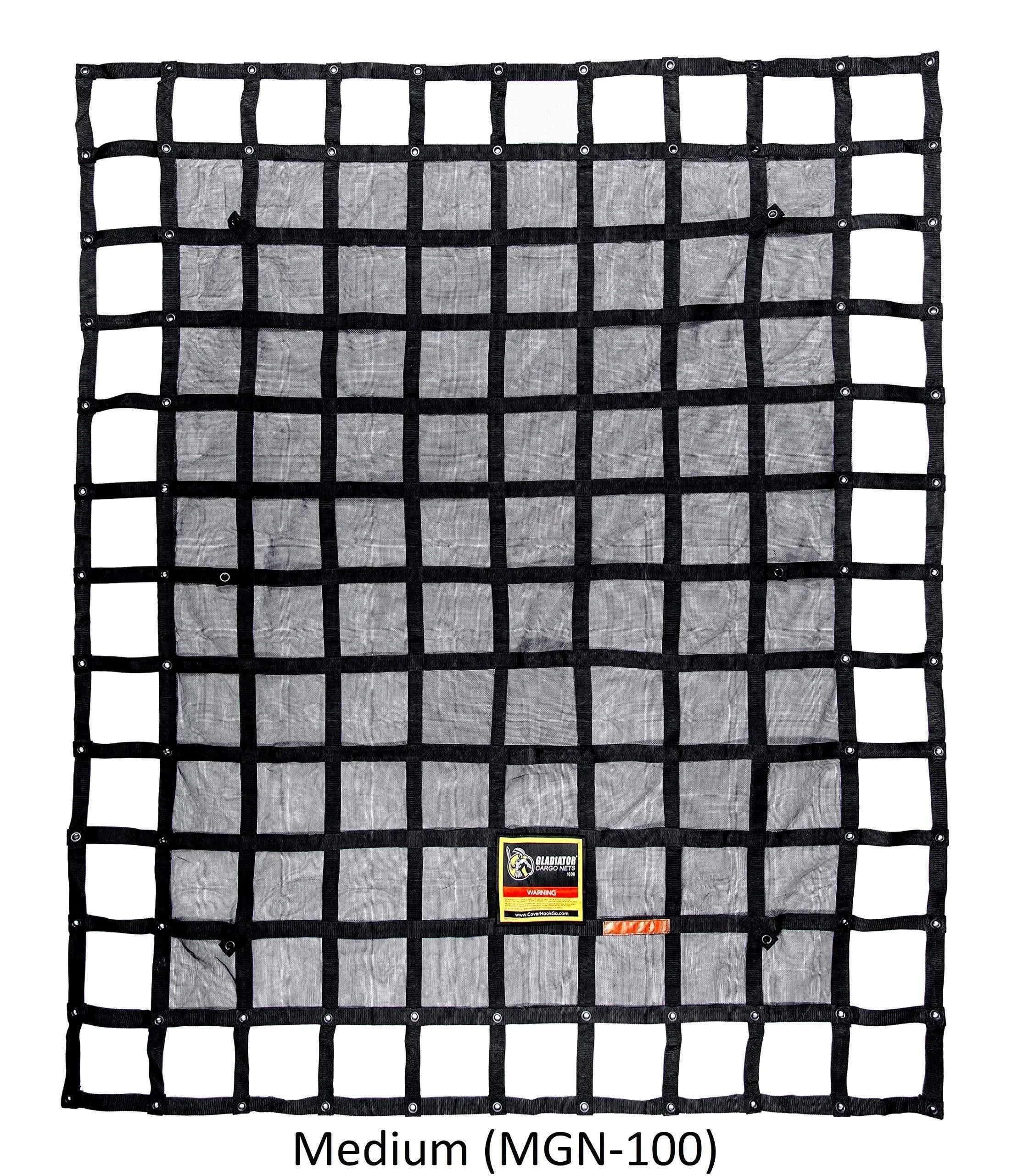 Gladiator Cargo Net - Heavy Duty Truck Cargo Net - Medium (mgn-100) 6.75 x 8 ft.