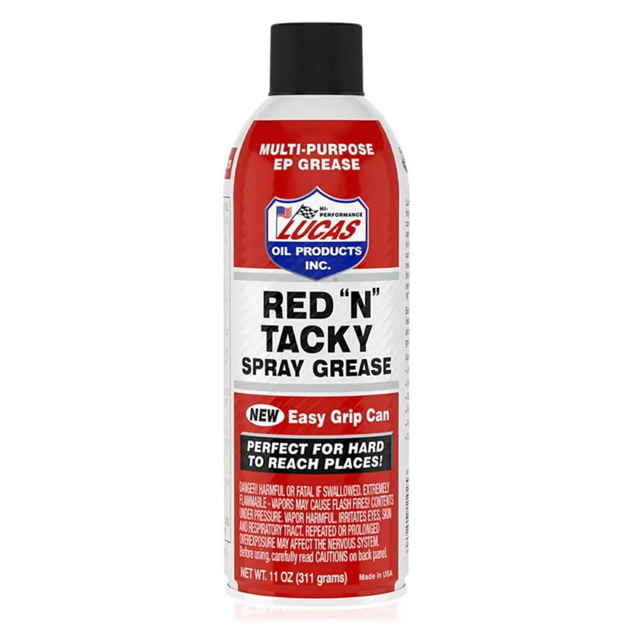 Lucas Oil 11025 Red N Tacky Grease Aerosol - 11 Ounce