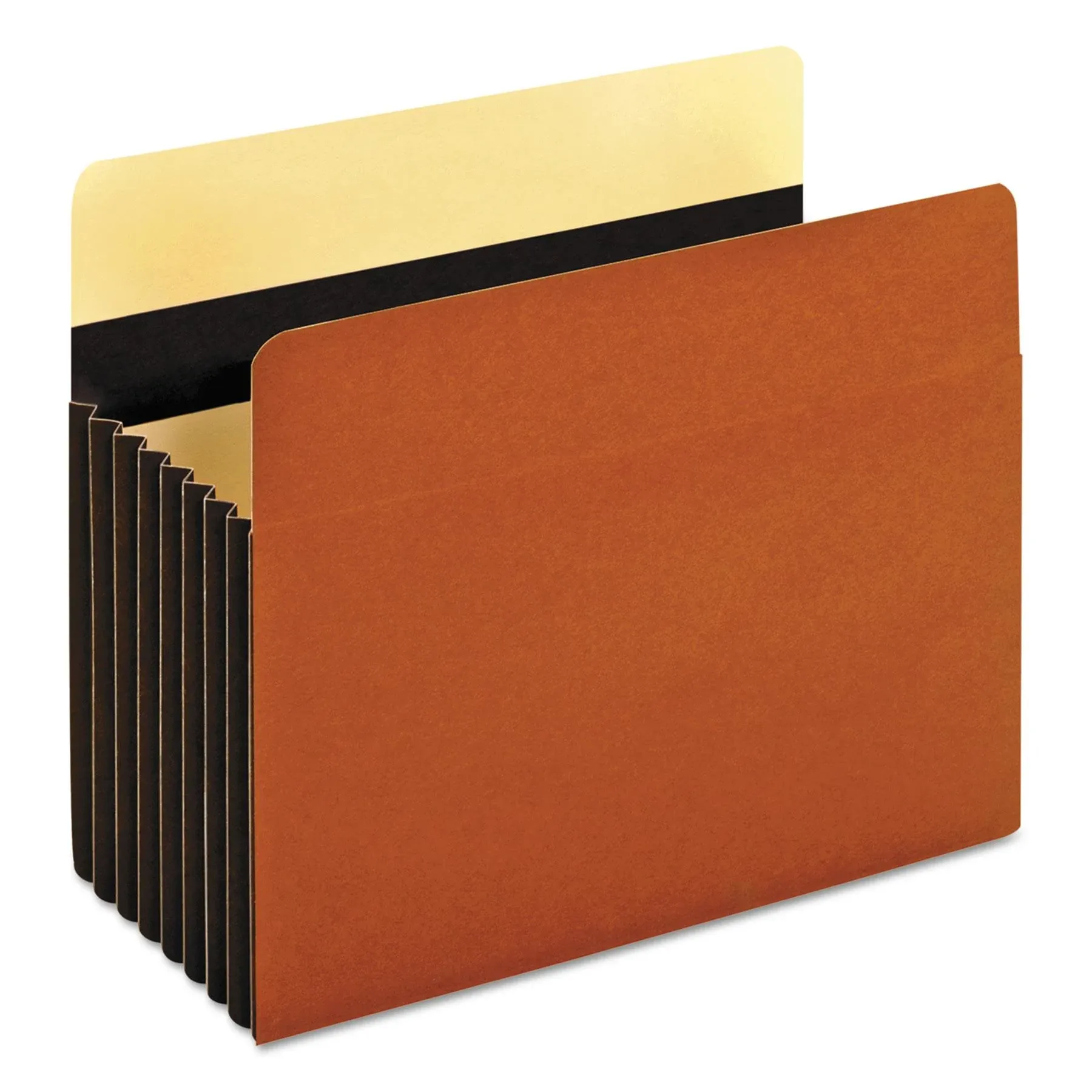 Pendaflex Letter 7" Expanding Heavy-Duty File Pocket, Redrope, 5/Box