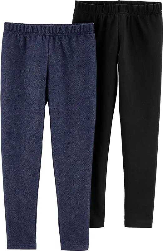 Carter's Girls' 2T-8 2 Pack Leggings