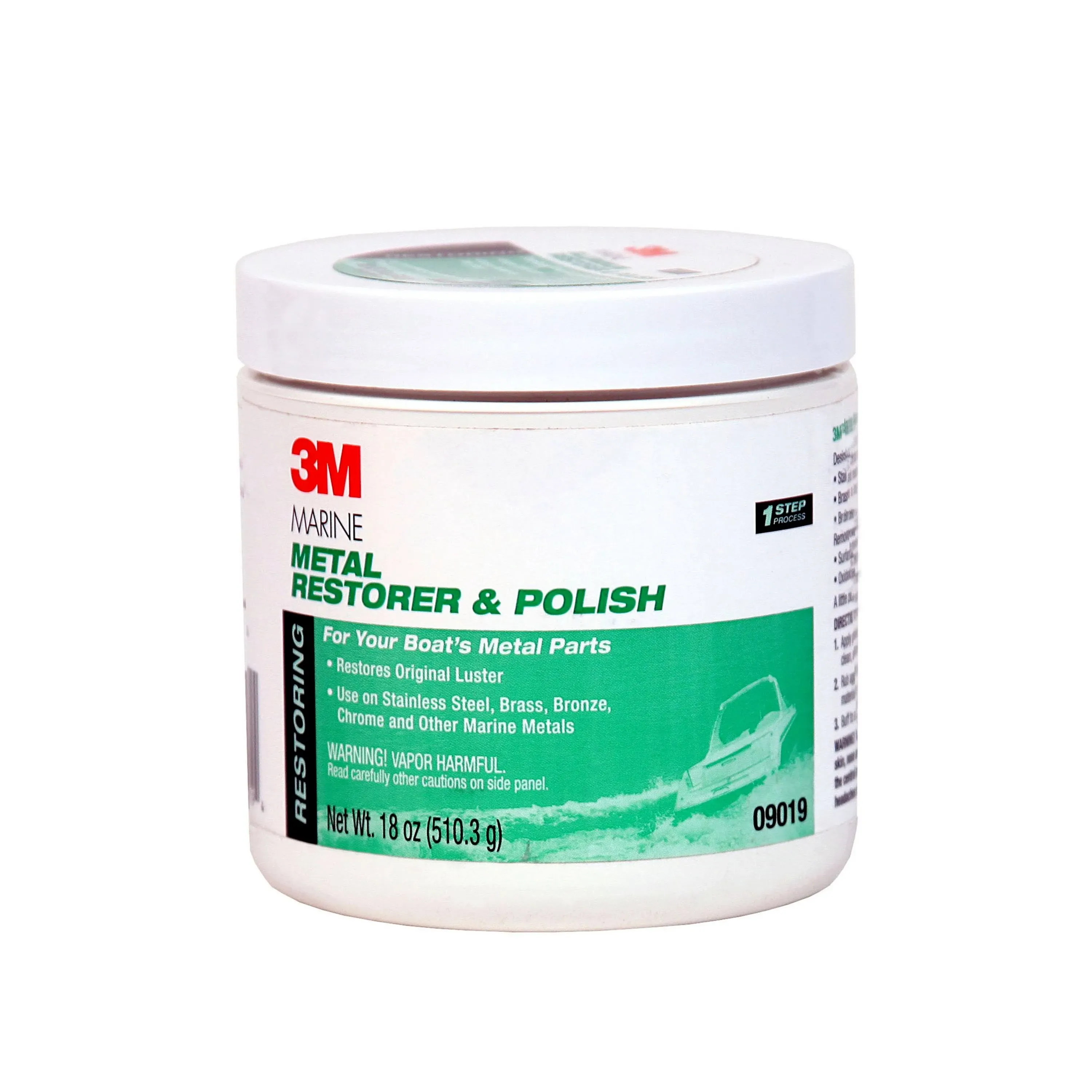 3M Marine Metal Restorer and Polish (18-Ounce Paste)