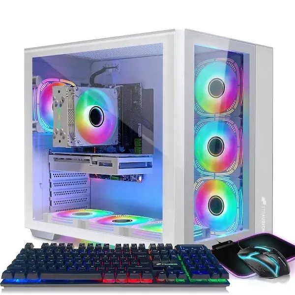 STGAubron Gaming Desktop PC,Intel Core i7-10700KF Up to 5.1G,GeForce RTX 3060 Ti ...