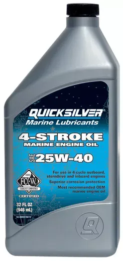 Quicksilver 25W-40 4-Stroke Marine Oil