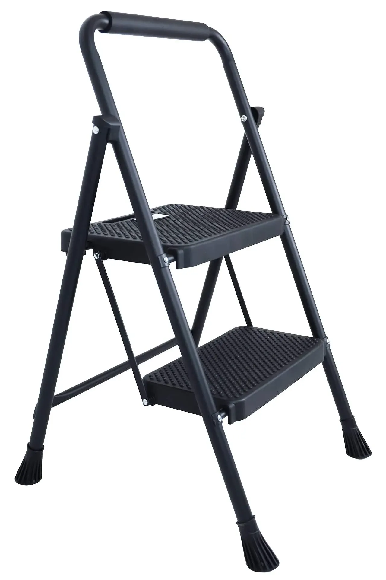 Tools Folding Step Stool With Wide Antislip Pedal \x8b330\x8blbs Sturdy Steel Ladder B