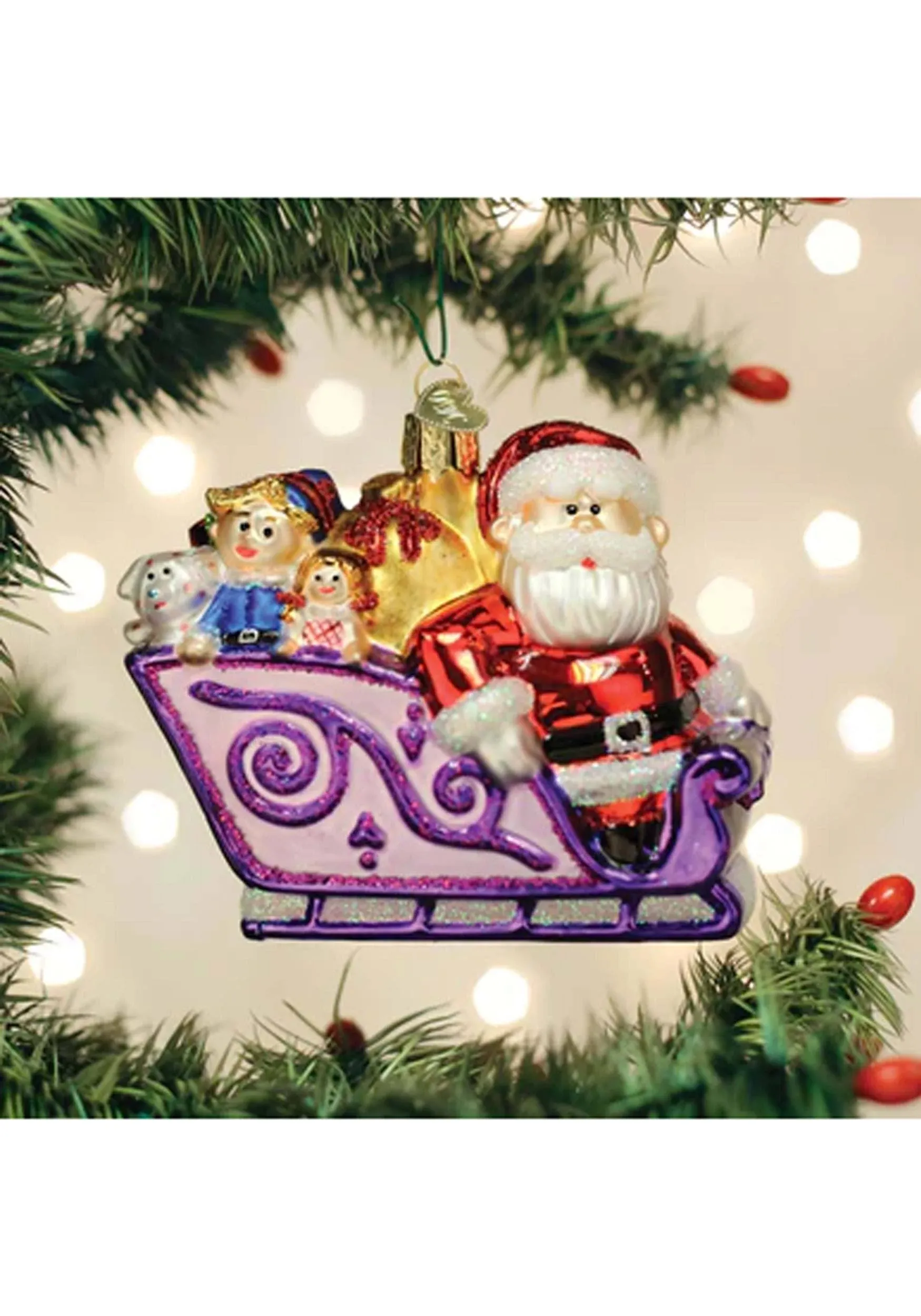 Old World Christmas Santa and Friends Ornament