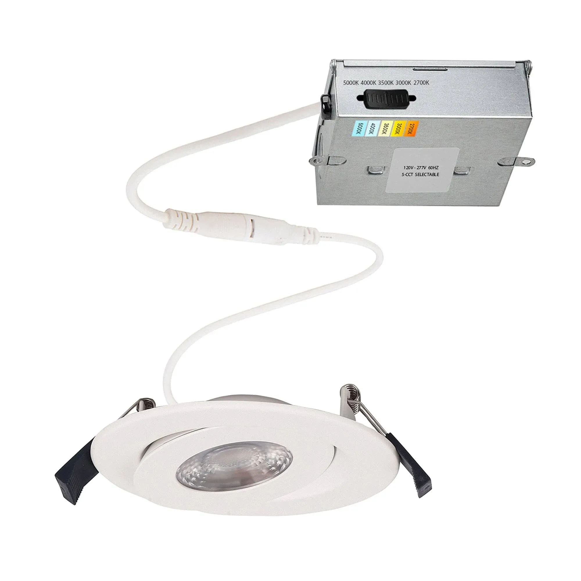 Lotos LED Recessed Downlight in White