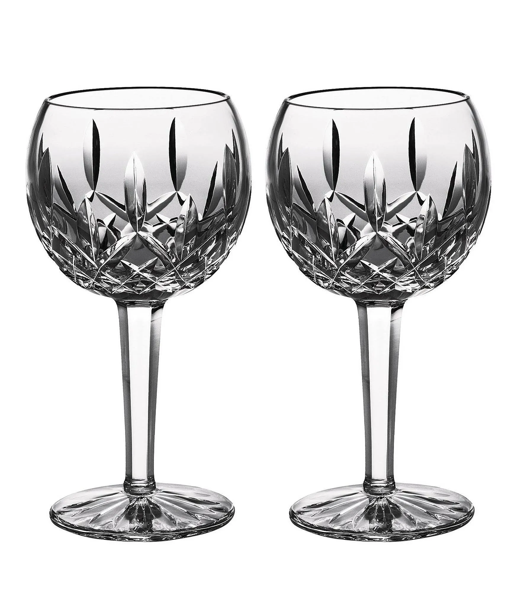 Waterford Lismore Balloon Wine Glass Set of 2