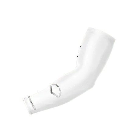 EvoShield Adult Solid Compression Arm Sleeve - White