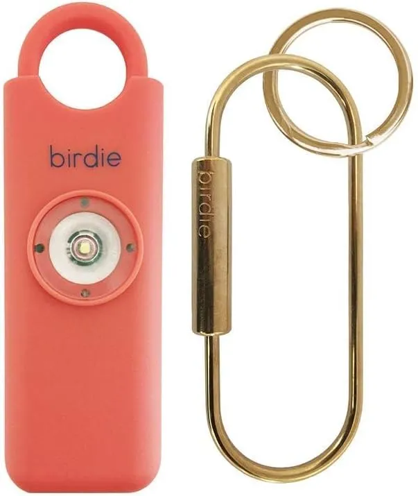 She’s Birdie–The Original Personal Safety Alarm for Women by Women–130dB Siren, Strobe Light and Key Chain in 5 Pop Colors