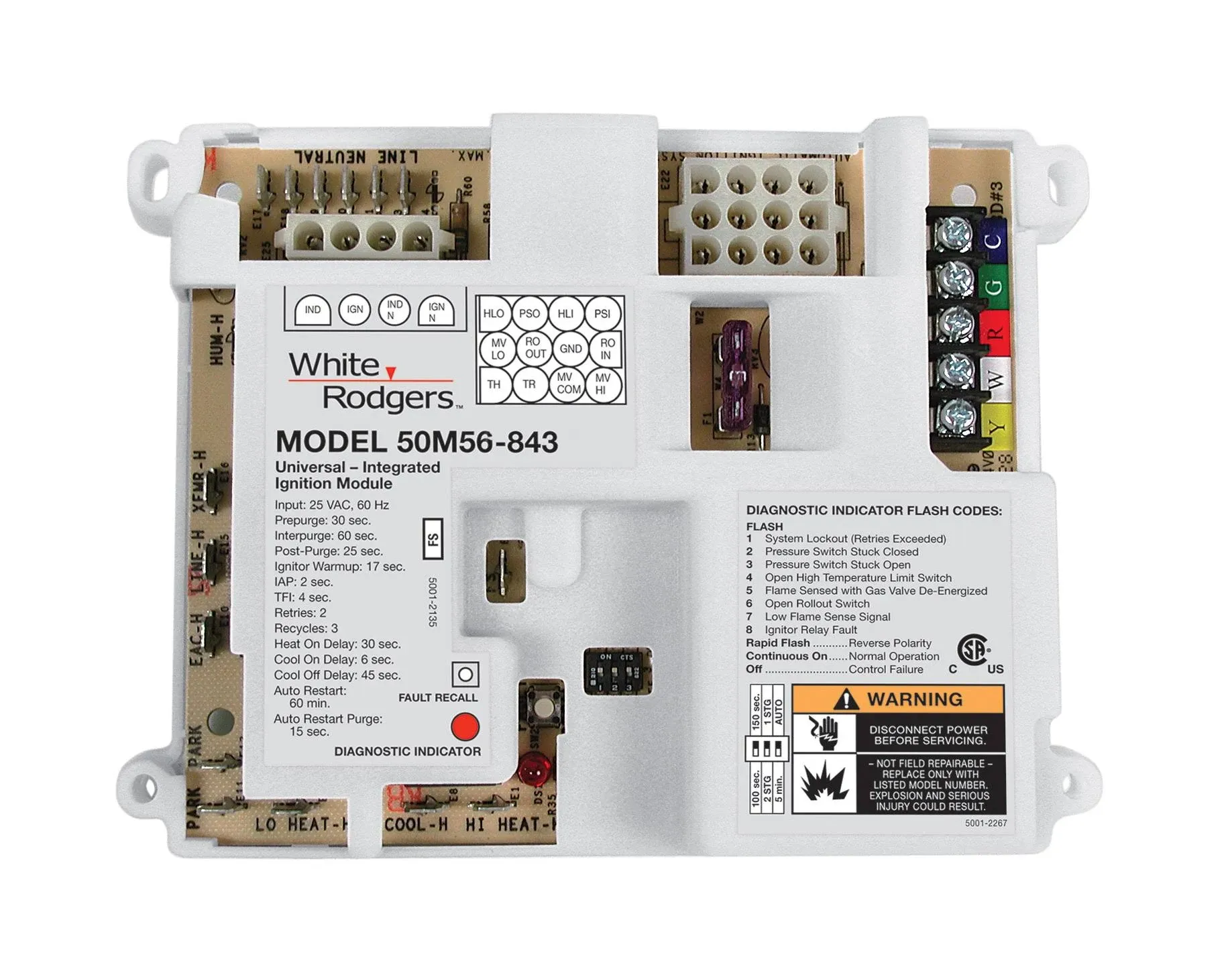 White Rodgers Universal Furnace Control Module Kit