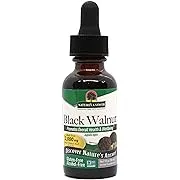 Nature's Answer Alcohol-Free Black Walnut Extract Green Hulls, 1-Fluid Ounce | Natural Cleanser & Detoxifier | Digestive Support