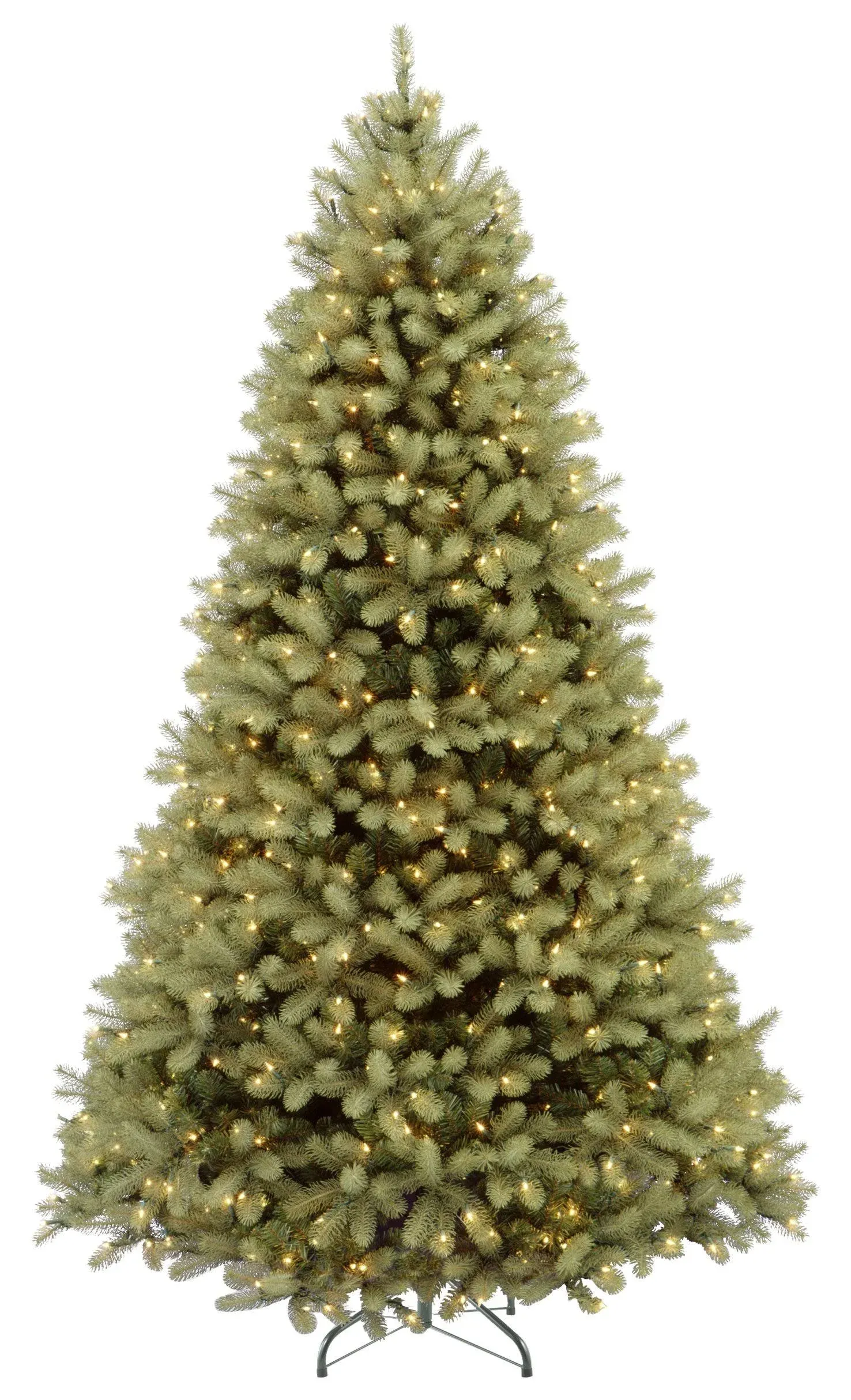 National Tree Company 9 ft. Downswept Douglas Fir Tree with Dual Color LED Lights