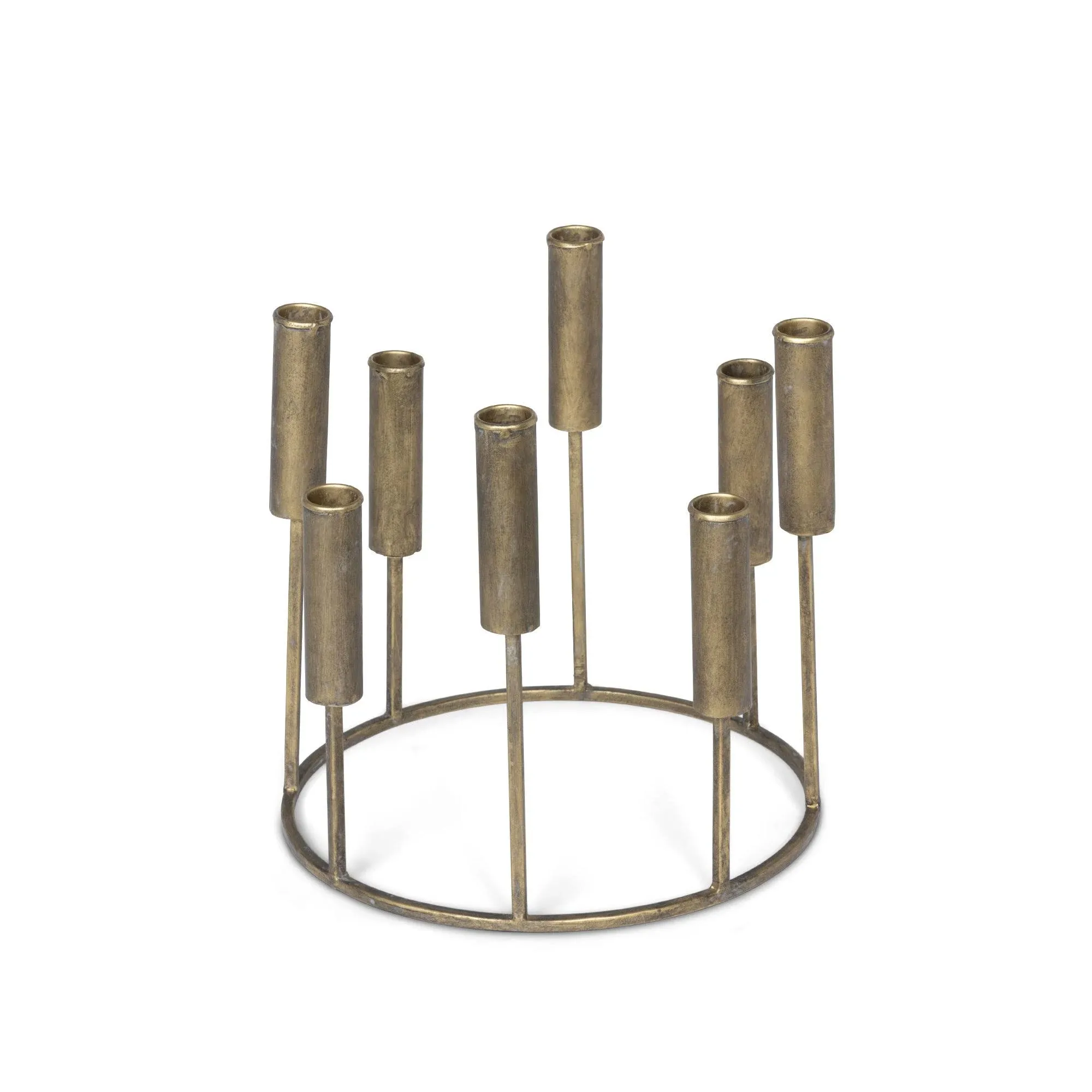 Gold Multi Height Taper Candle Holder