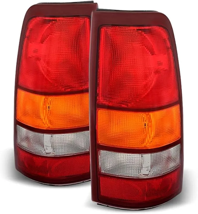 ACANII - For 1999-2002 Chevy Silverado 1500 2500 3500 1999-2006 GMC Sierra Replacement Tail Lights Lamps Set