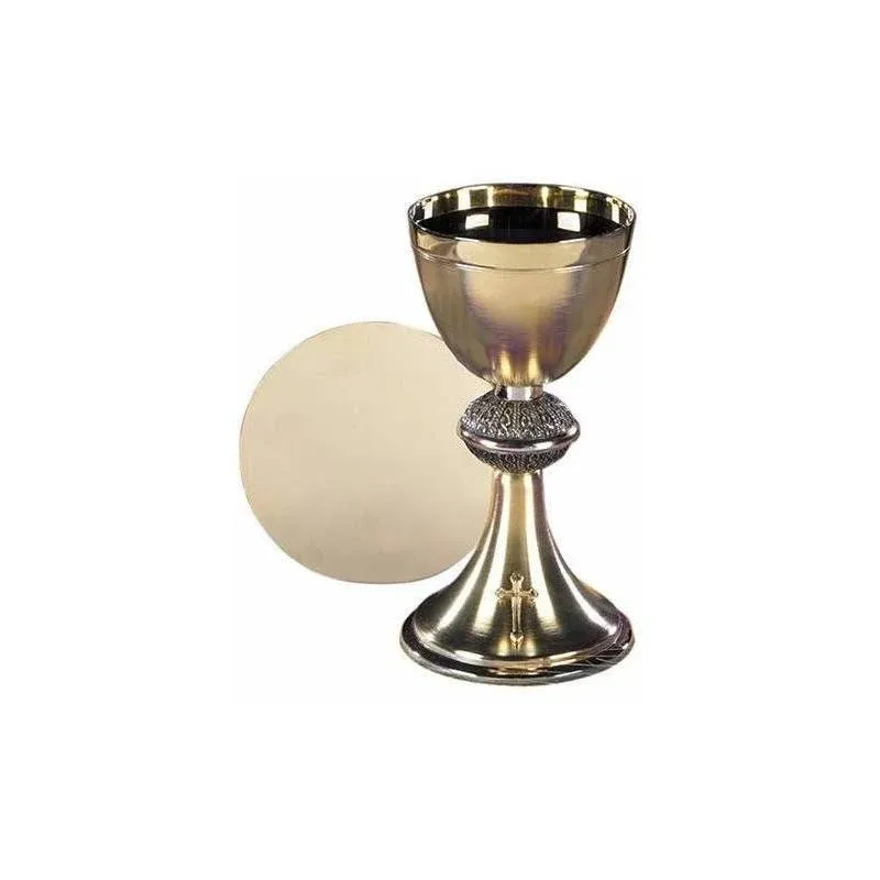 Faithful Gifts Budded Cross Chalice and Paten Set