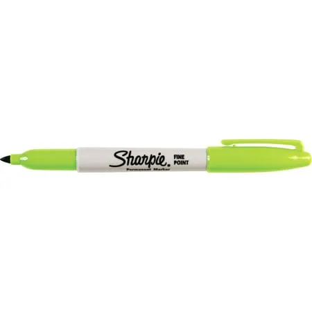 Sharpie Permanent Markers, Fine Point, Black, 24-Count - New