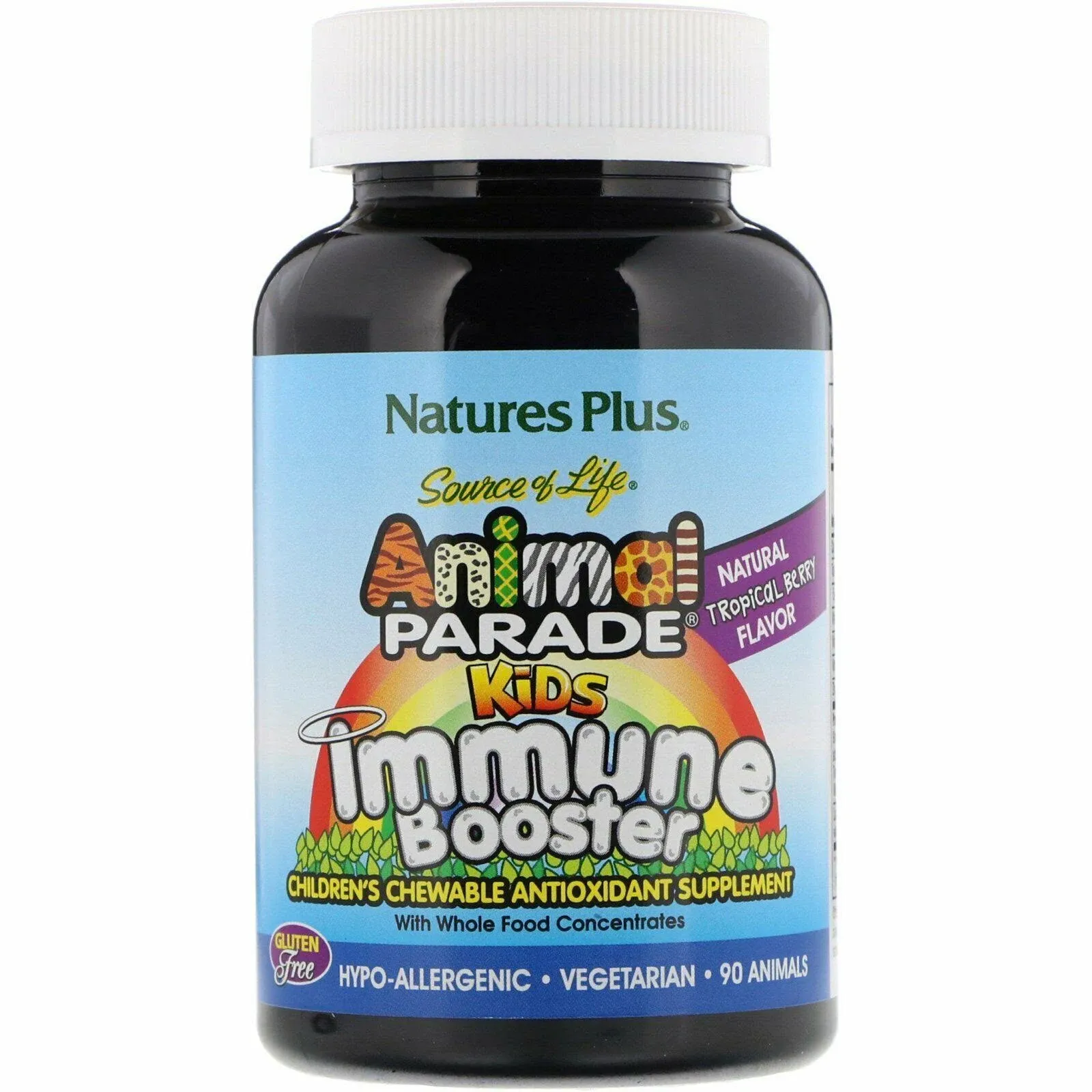 Nature's Plus Animal Parade Kids Immune Booster 90 Tablets