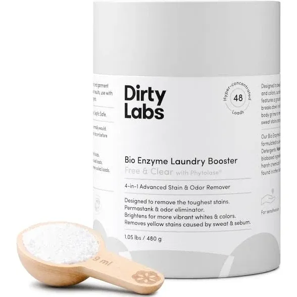 POTENCIADOR DE ENZIMAS PARA EL LAVADO BIO ENZYME LAUNDRY BOOSTER - FREE &amp; CLEAR (48 LOADS)