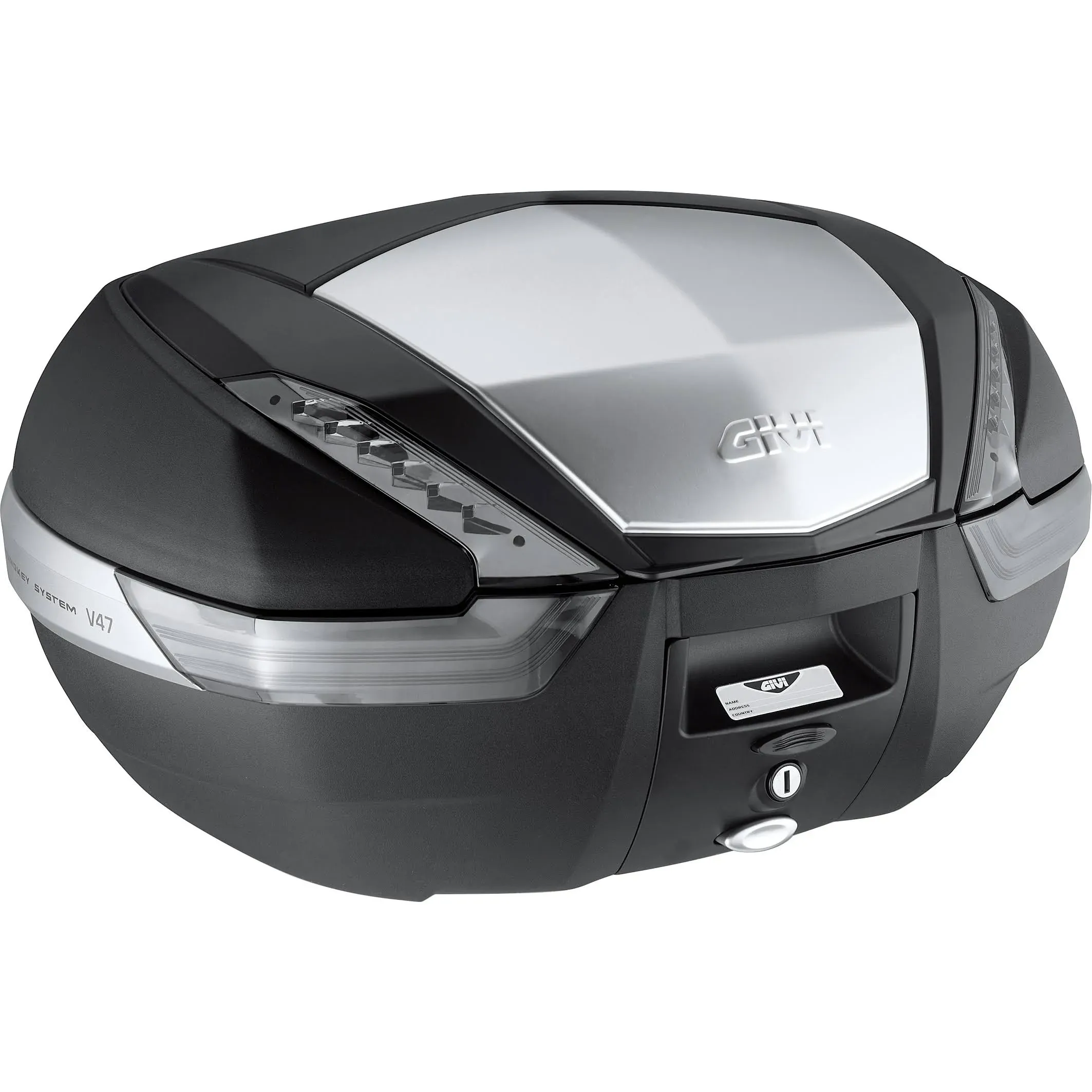 Givi V47nnt Monokey 47 Litre Motorcycle Top Box - Matt Black