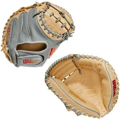 2023 Wilson A2000 PF33SS Model 33&#034; Baseball Catcher’s Mitt Half Moon Pedroia Fit