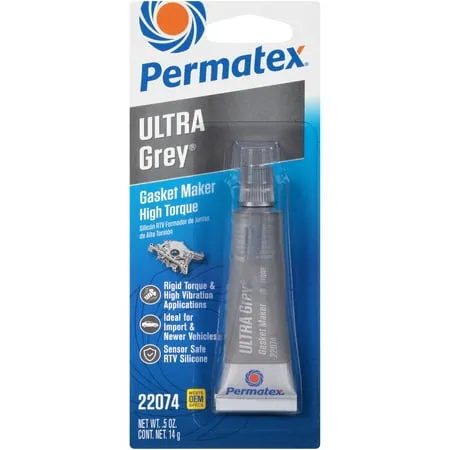 Permatex Ultra Grey Rigid High-Torque RTV Silicone Gasket Maker