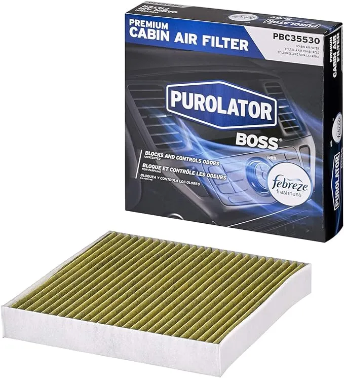 Purolator PBC35530 PurolatorBOSS Premium Cabin Air Filter w Febreze