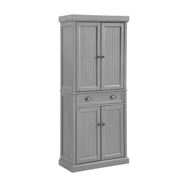 Seaside Pantry Distressed Gray - Crosley