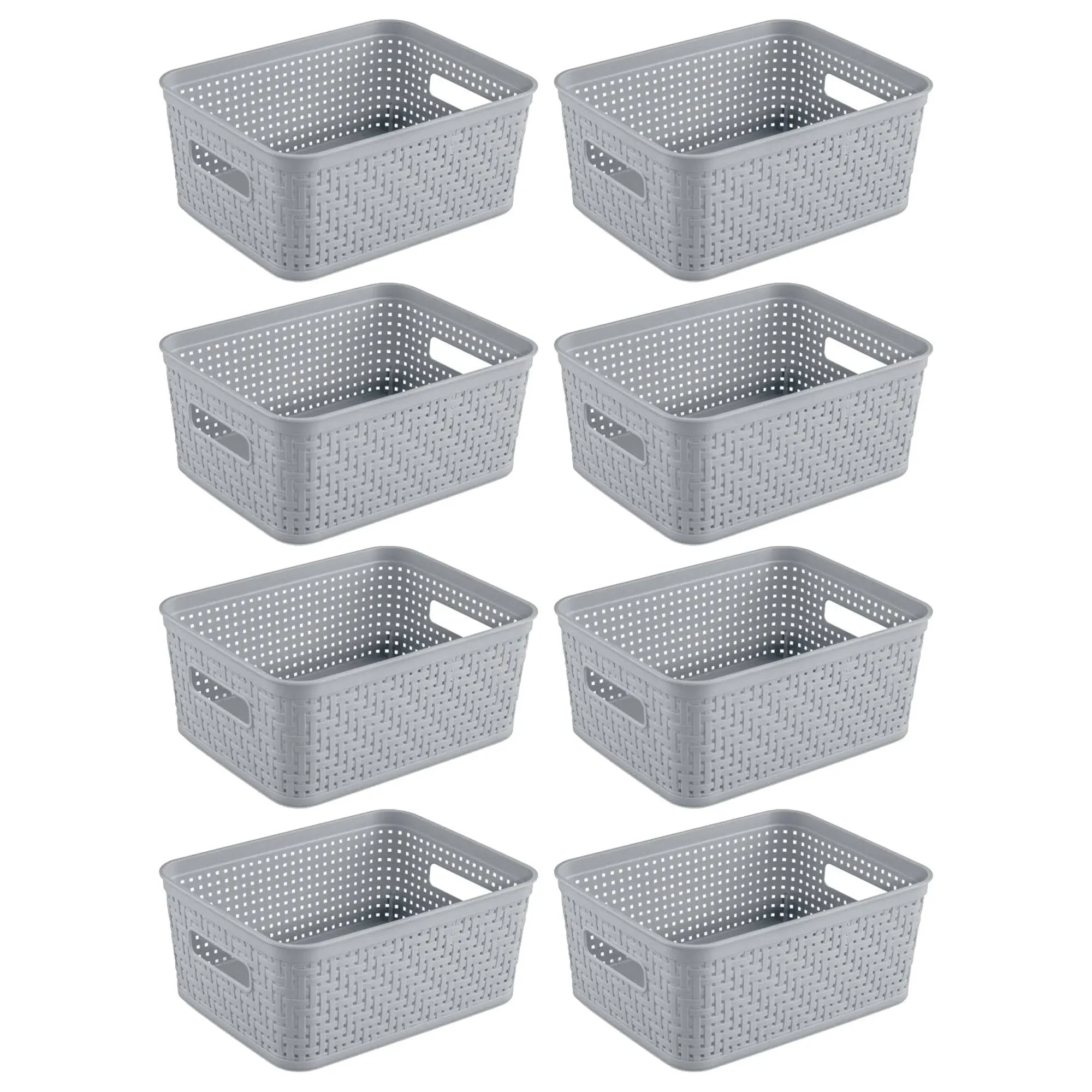 Sterilite Rectangular Short Basket