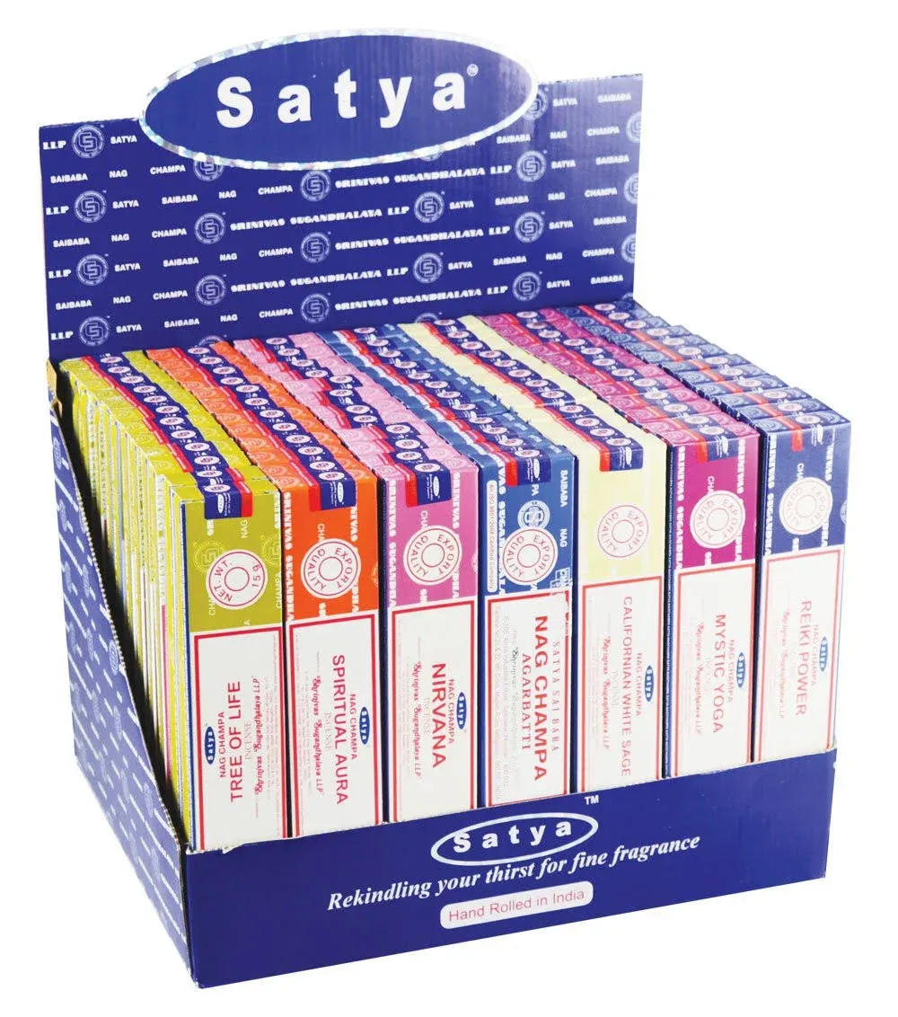 84PC DISPLAY - Satya Incense VFM Series 2 - 15gm / Assorted