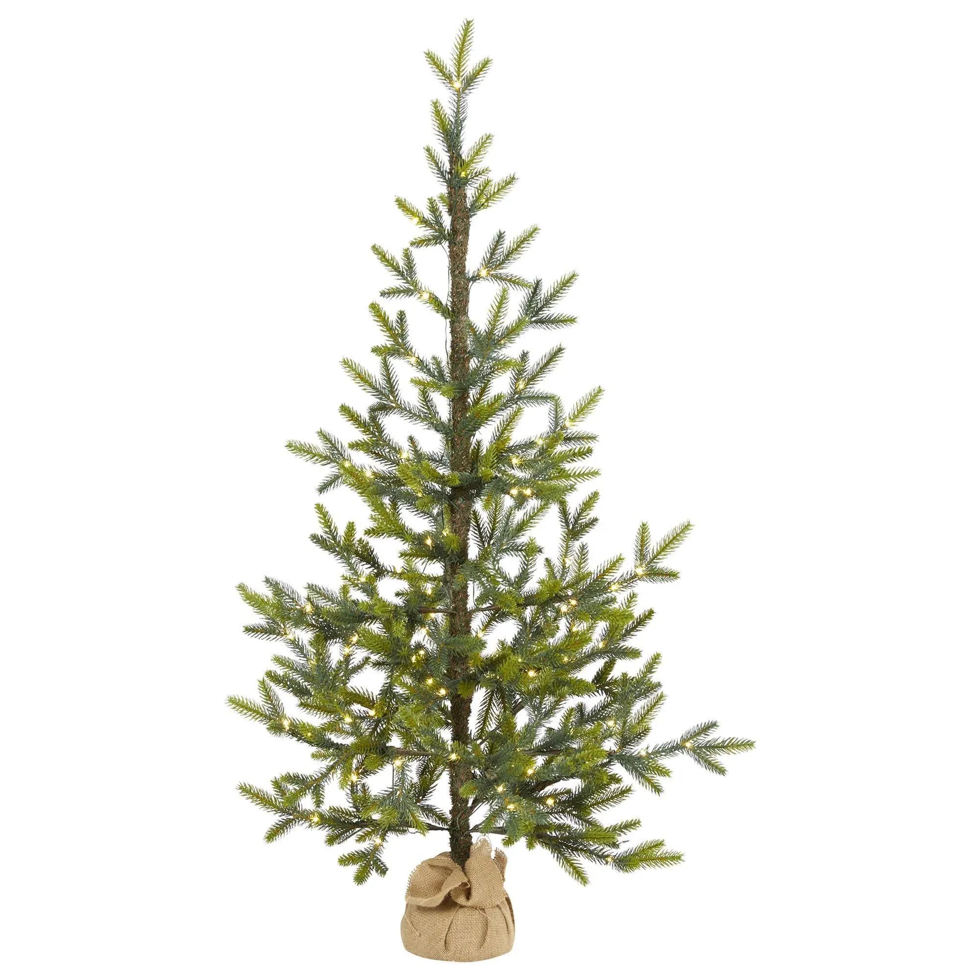 4ft. Pre-Lit Fraser Fir Artificial Christmas Tree, Clear LED Lights