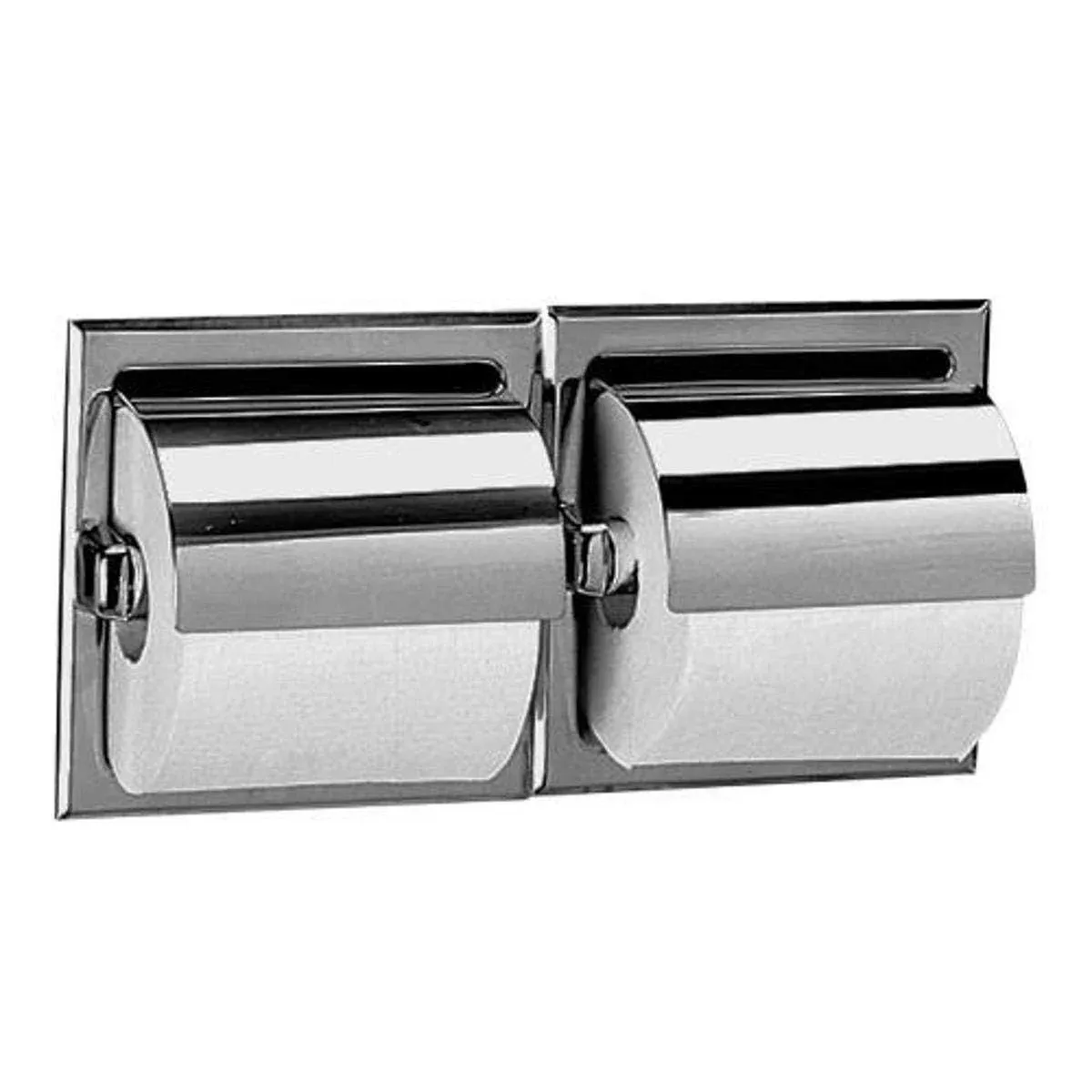 Bobrick B-6997 Recessed Dual Roll Toilet Tissue Dispenser