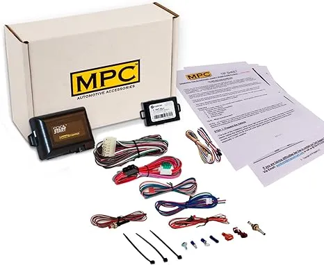 MPC Remote Starter Kit Compatible with Chevrolet Silverado 1999-2002 || Press Lock 3X to Start || USA Tech Support