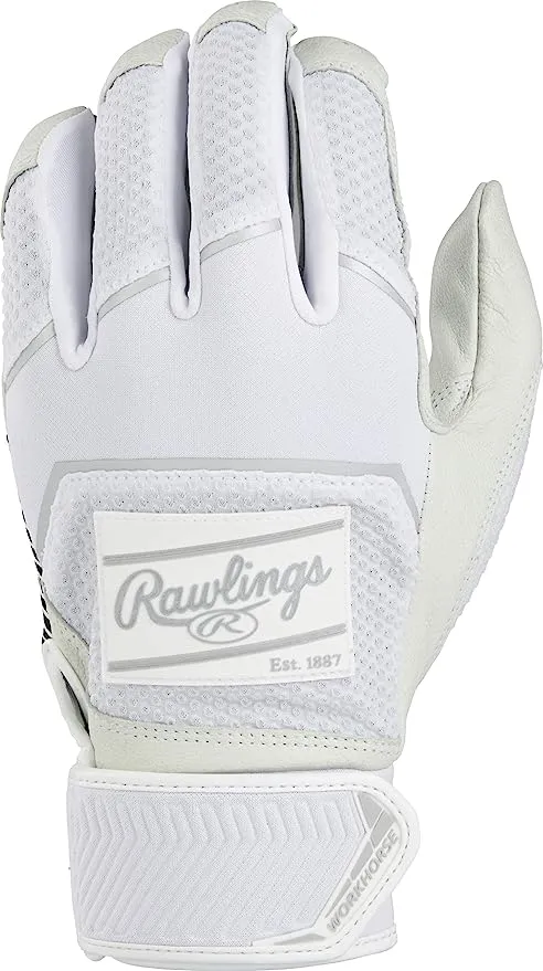 Rawlings | Workhorse Baseball Batting Gloves | Adult | Multiple Colors