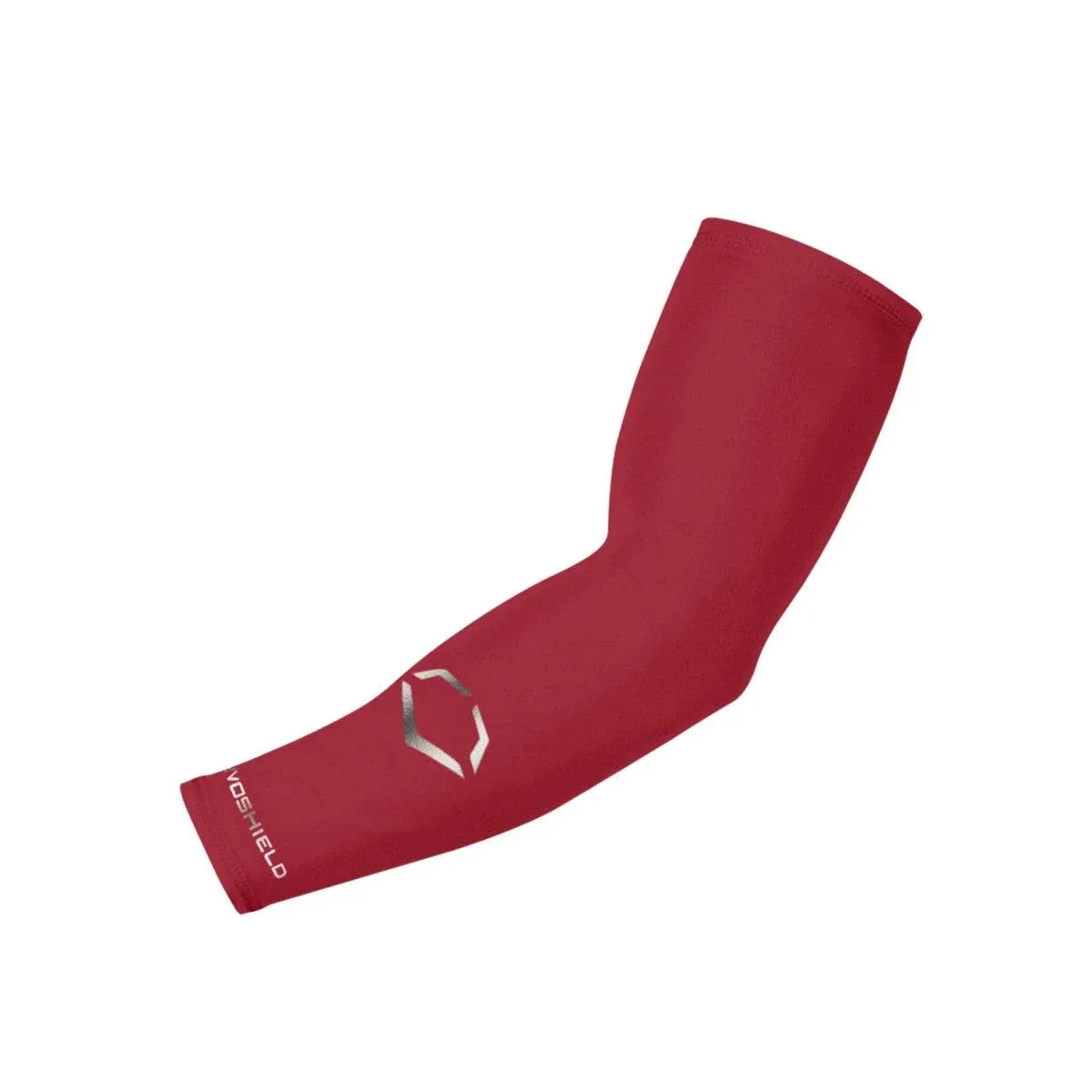 EvoShield Adult Solid Compression Arm Sleeve - Scarlet