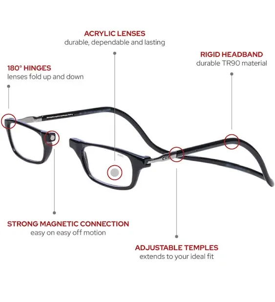 Clic Clear Reading Glasses