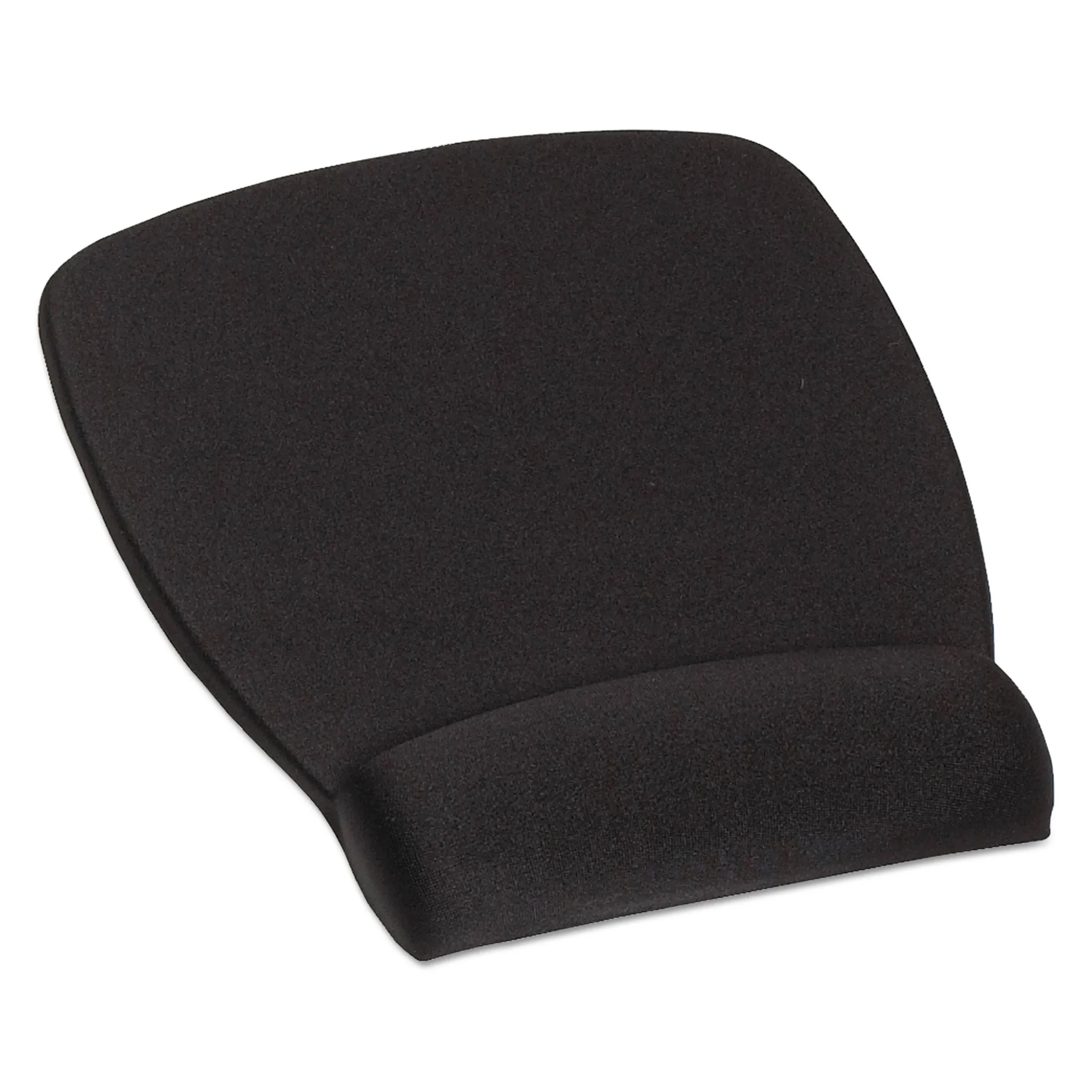 3M Antimicrobial Foam Mouse Pad with Wrist Rest, 8.62 x 6.75, Black