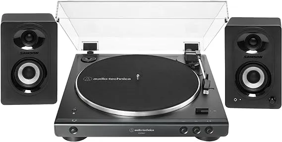 Audio-Technica Black Turntable (Record Player)