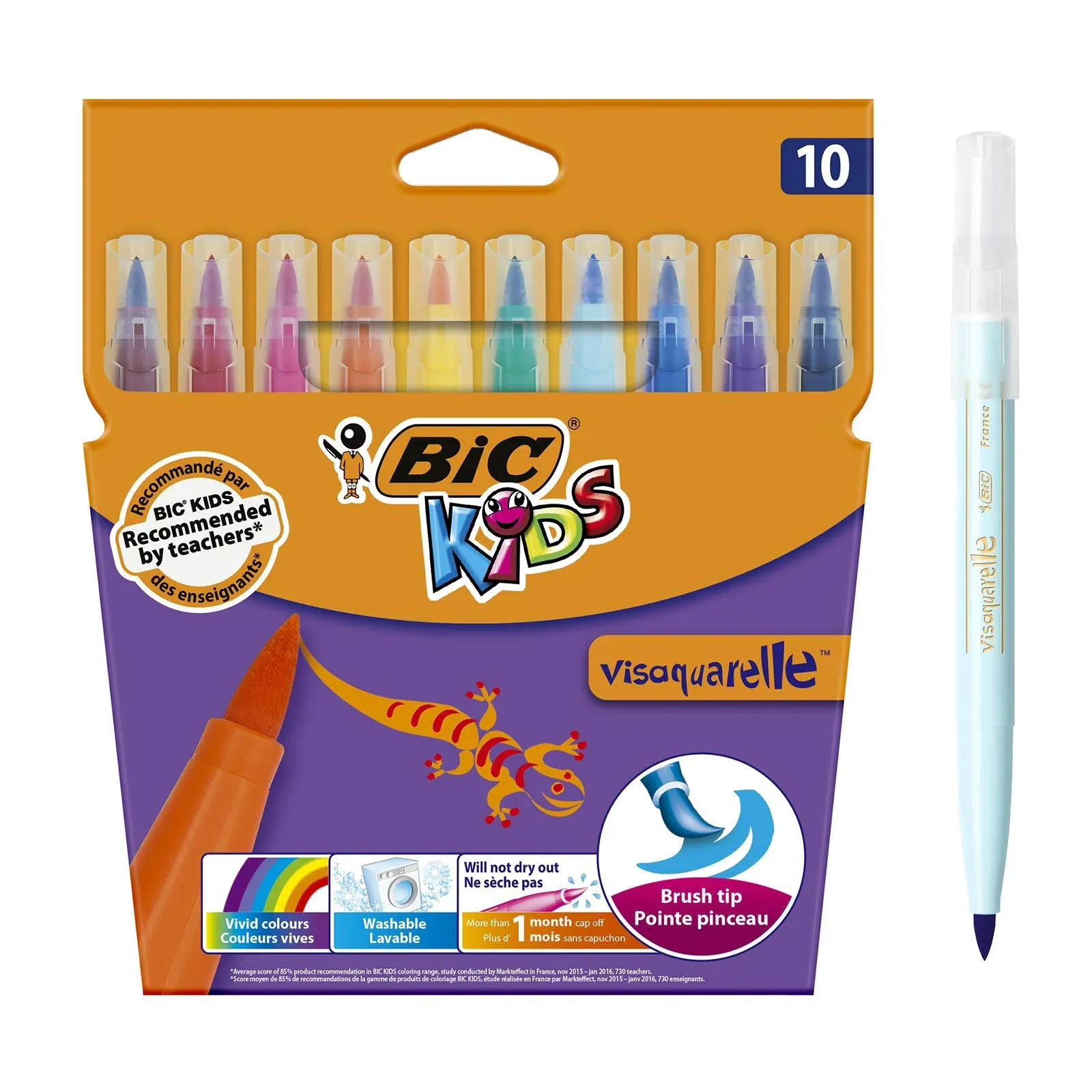 Kids Visaquarelle Colouring Pens 10 Pack