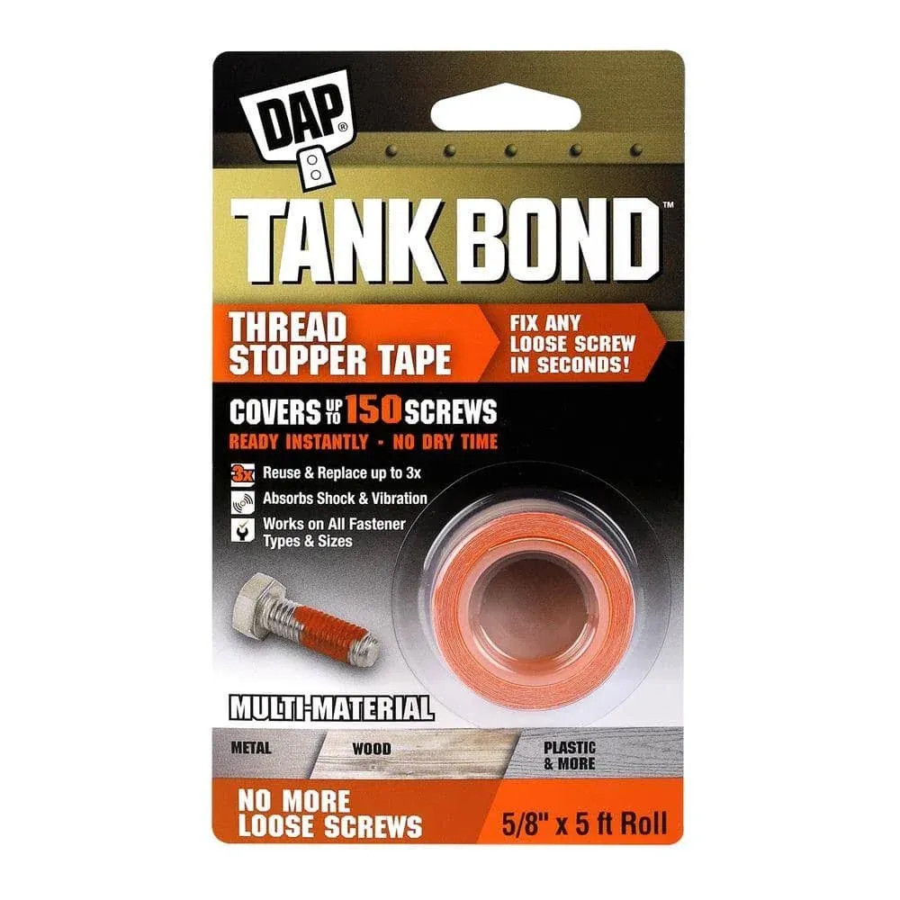 DAP Products Tank Bond Thread Stopper Tape, Orange