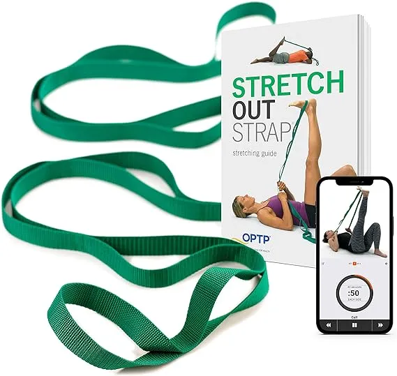 OPTP 440-2 Stretch Out Strap with Exercise Booklet