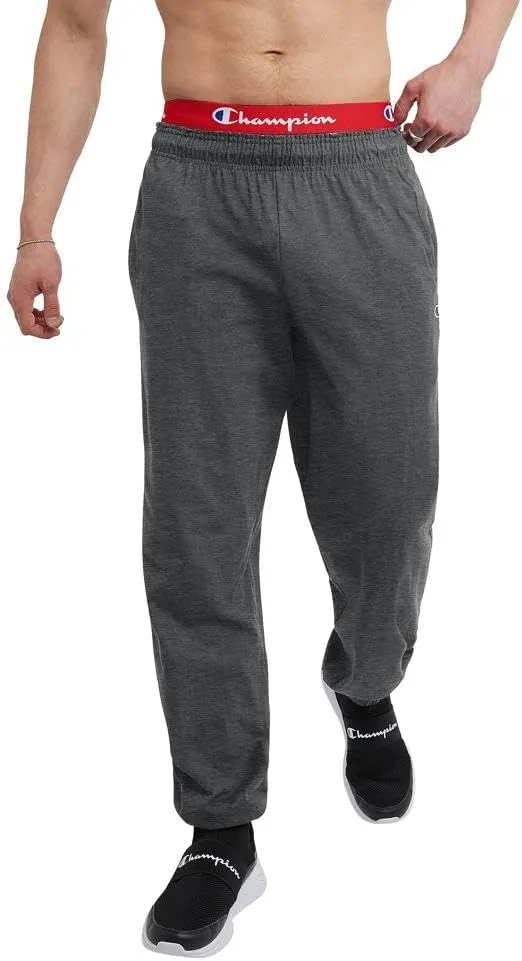 Champion Men's Pants, Lightweight Lounge, Jersey Knit Casual Pants for Men (Reg. or Big & Tall)