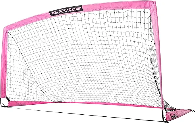 Franklin Sports Blackhawk Portable Soccer Goal - 4' x 3' - Pink