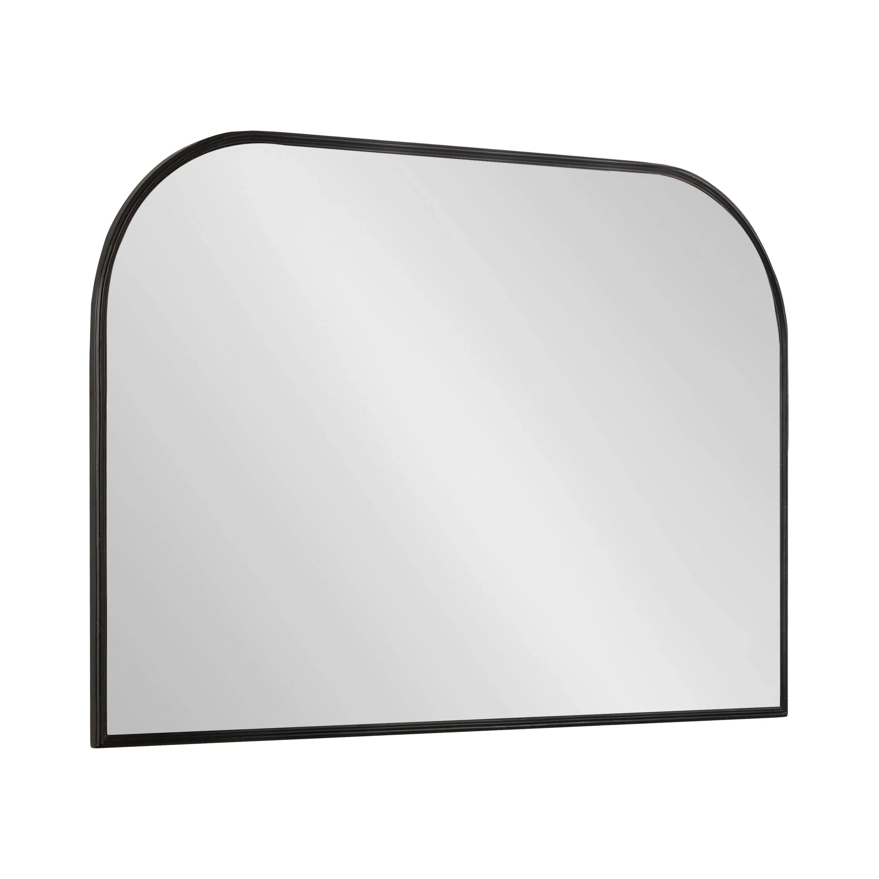 Kate and Laurel Caskill Framed Arch Wall Mirror - 36x24 - Black