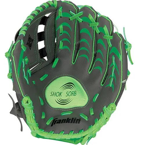 Franklin Sports Teeball Infinite Web/Shok-Sorb Combo Series Fielding Glove, 10.5-Inch