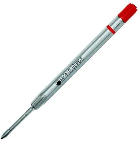 Monteverde Fine Gel Ballpoint Refill For Parker Gel Ballpoint Pens, 6/Pack, Red (P423RD)